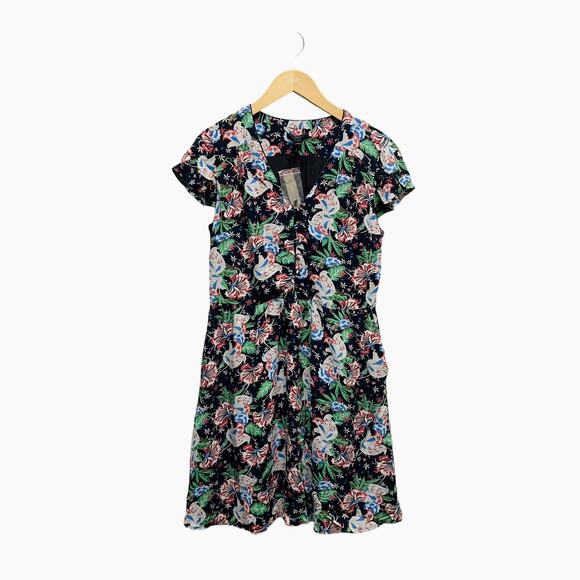 J. Crew Island Floral Button Front Dress - Picture 3 of 9